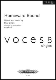 Homeward Bound SATB choral sheet music cover Thumbnail